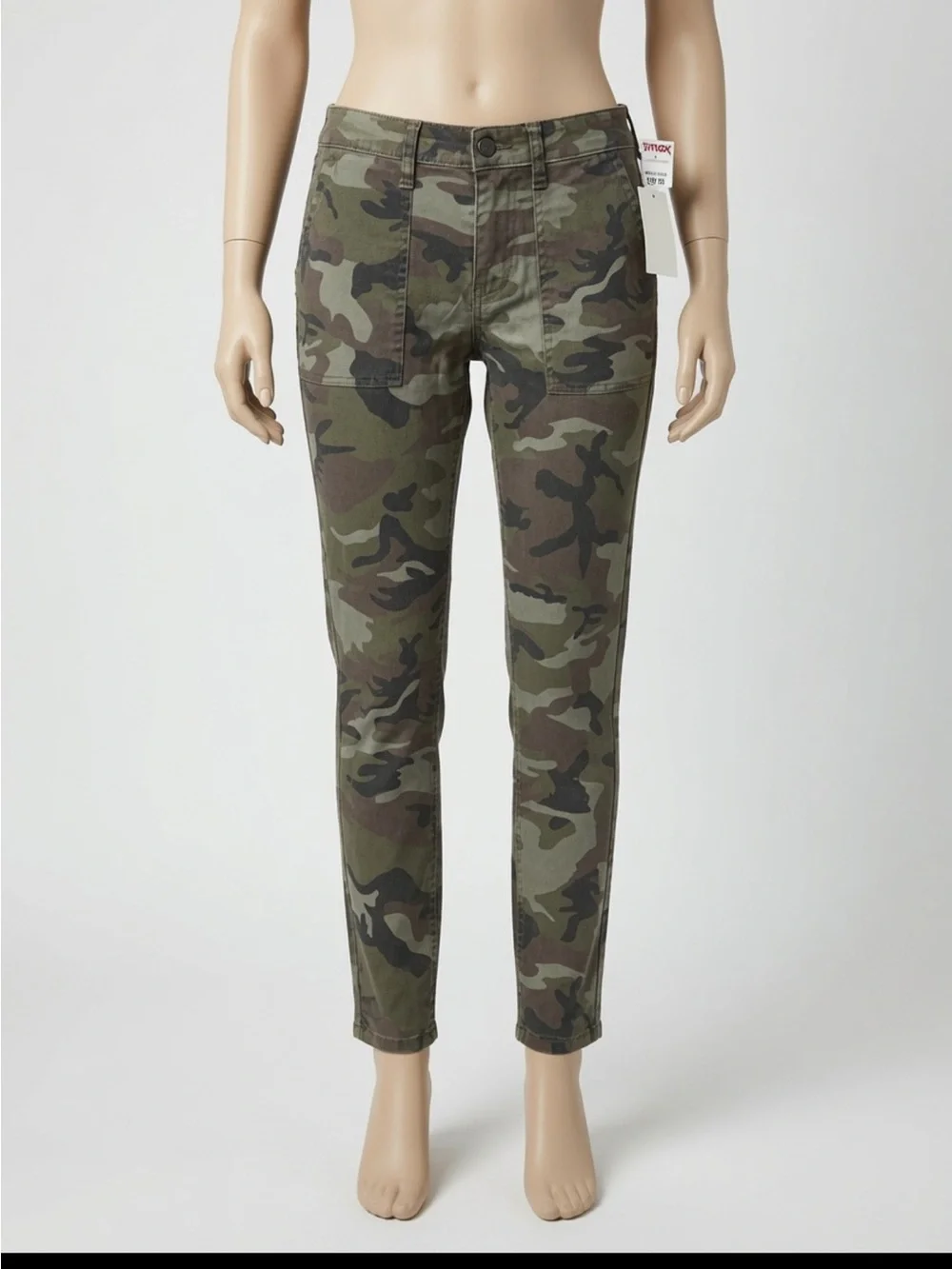 Sanctuary Camo Mini Skirt in Green and Brown